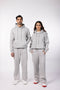 Straight Fit Sweatpants - Grey Melange