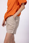 Women's Blended Shorts - Natural