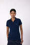 Women's Pique Polo - Dark Blue
