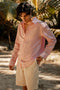 Men's Blended Classic Collar Shirt - Powder Pink