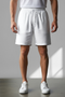 Men's Linen Blend Shorts - White