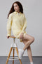 Women's Linen Classic Collar Shirt - Butter Yellow