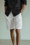 Men's Linen Baggy Shorts - White
