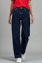 Women's Denim Baggy Fit Jeans - Blue