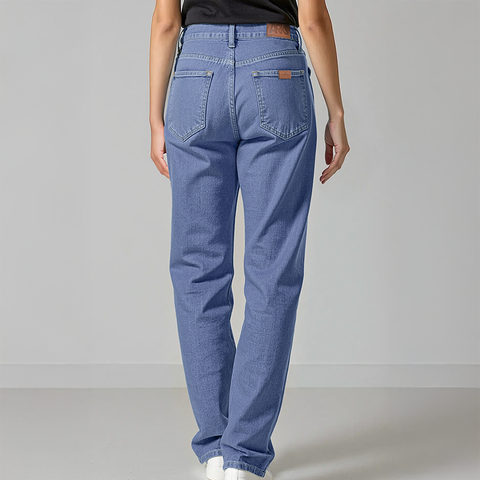 Women's Denim Regular Fit Jeans - Light Blue