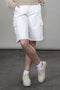 Women's Cotton Drill Cargo Shorts - White