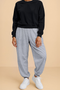 Women's French Terry Joggers - Grey Melange