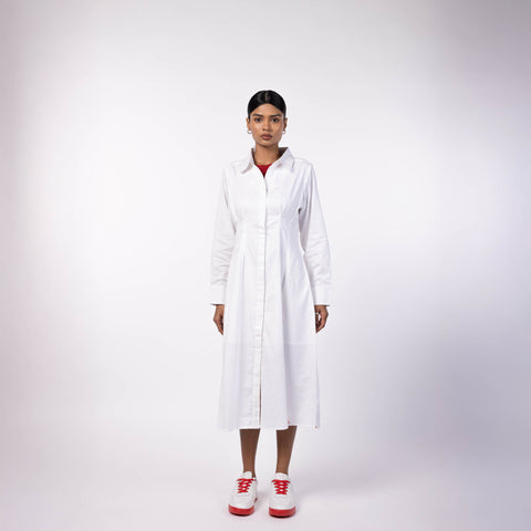 Women's Dress Shirt- White
