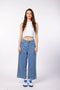 Women's Ribbed Crop Top - White