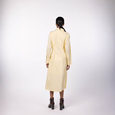 Women's Dress Shirt  Butter Yellow