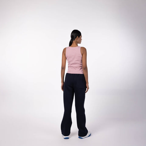 Straight Fit Sweatpants - Navy Blue