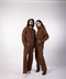 Straight Fit Sweatpants - Chocolate Brown