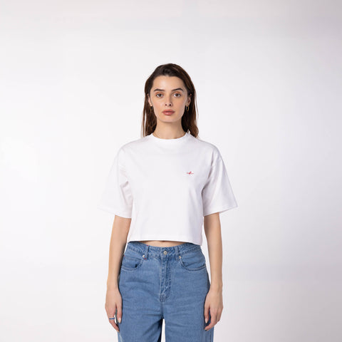 Women's Crop T-Shirt - White
