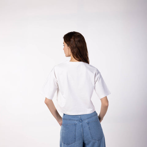 Women's Crop T-Shirt - White