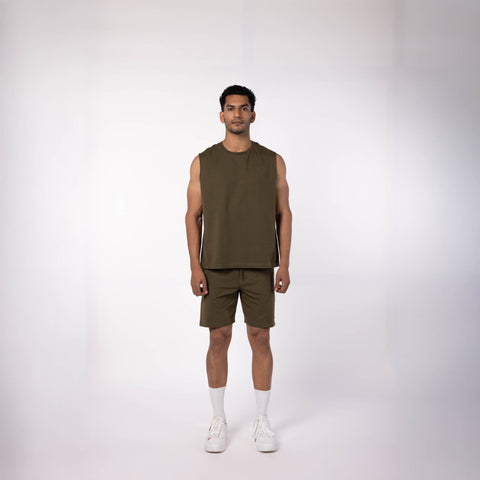 Men's Loungewear Shorts - Olive