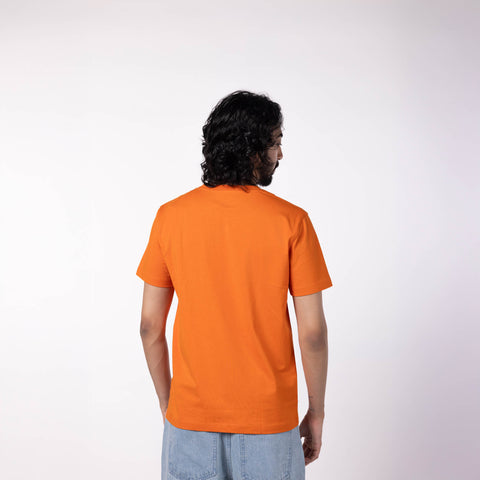 Lounge Stretch Roundneck T-Shirt - Pumpkin