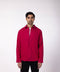 Men's Regular Collar Cotton Melange Shirt - Maroon