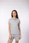 Women's Lounge Polo - Grey Melange