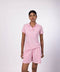 Women's Lounge Polo - Powder Pink