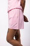 Womens Loungewear Shorts - Powder Pink