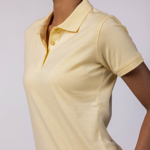 Women's Lounge Polo - Butter Yellow