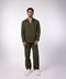 Men's Linen Classic Collar Shirt - Olive