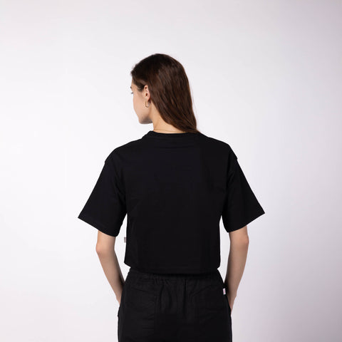Women's Crop T-Shirt - Black