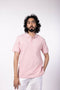 Men's Pique Polo - Powder Pink