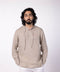 Men's Linen Hooded Shirt - Natural