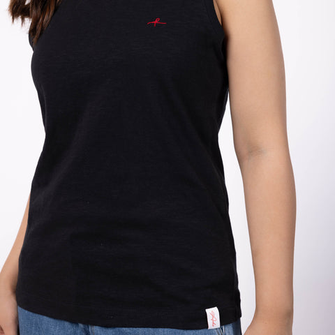 Women's Schoolboy Tee - Black