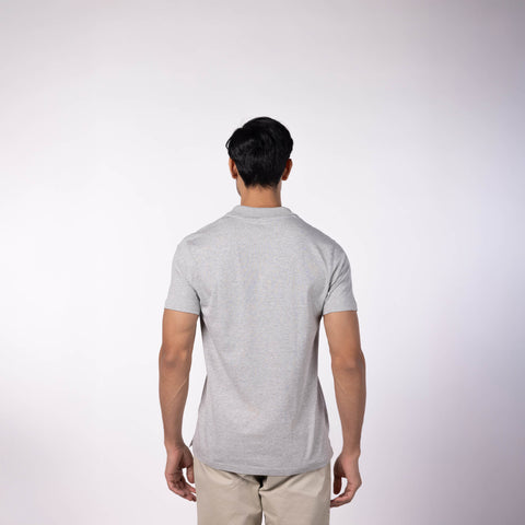 Men's Regular Polo - Grey Melange