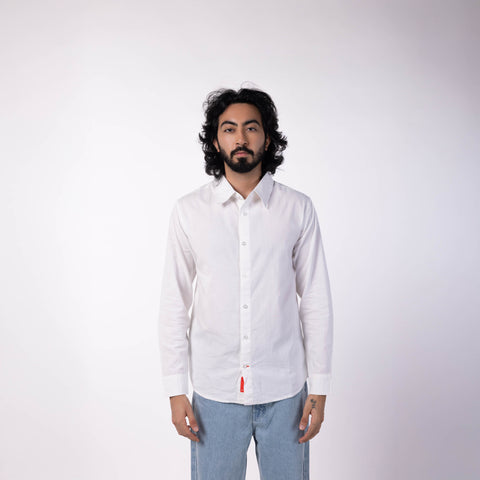 Men's Oxford Classic Collar Shirt - White
