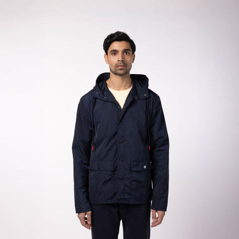 ARKS Windbreaker Jacket - Navy Blue