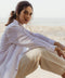 Women's Linen Classic Collar Shirt - White
