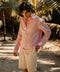 Men's Blended Classic Collar Shirt - Powder Pink