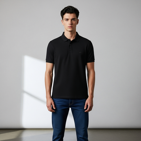 Men's Regular Polo - Black