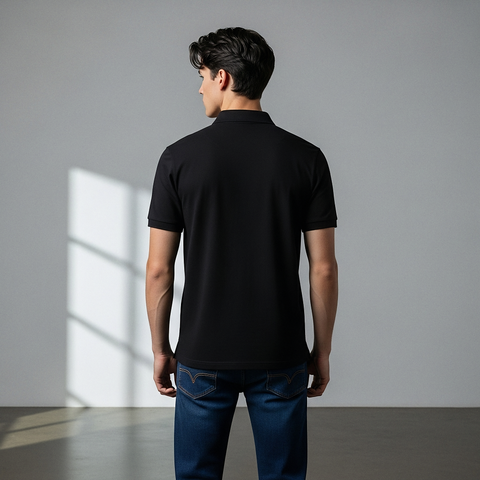 Men's Regular Polo - Black