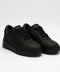 Black Leather Low Top Sneaker
