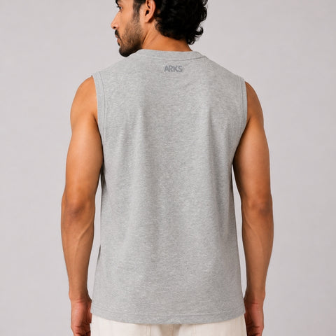Men's Tank Top - Mottled Grey