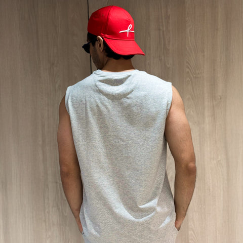 Mens Tank Top - Grey Melange