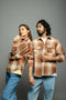 Unisex Flannel Shirt - Orange
