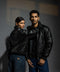 Leather Reversible Jacket - Black