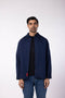 Men's Blended Classic Collar Shirt - Dark Blue