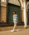 Men's Stripe Trouser - Mocha