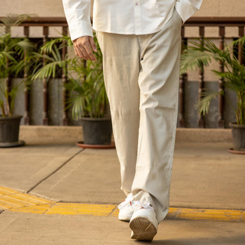 Men's Stripe Trouser - Sage