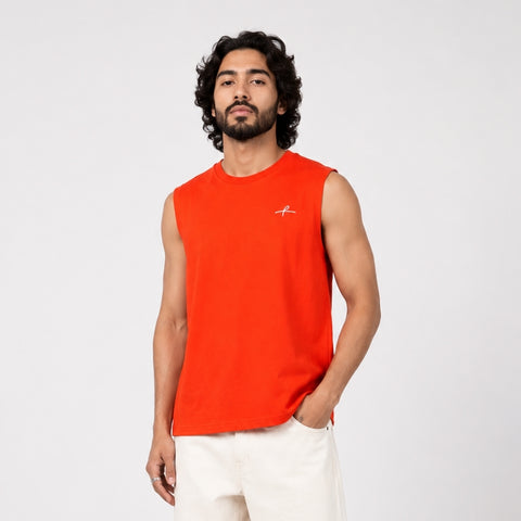 Men's Tank Top - Flame Red