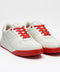 Red Leather Low Top Sneaker