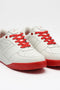 Red Leather Low Top Sneaker
