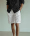 Men's Linen Baggy Shorts - White