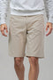 Men's Cotton Twill Chino Baggy Shorts - Beige